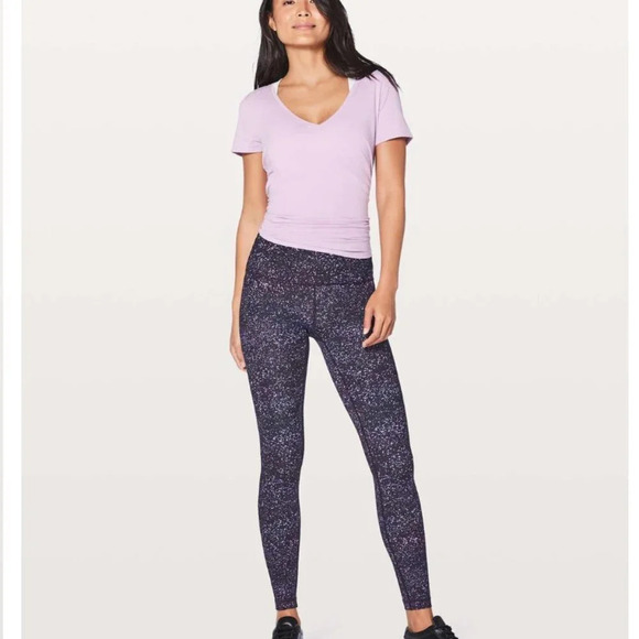 LULULEMON Wunder  Under Hi-Rise Tight 28" Crystalline Multi Size 2 - Picture 2 of 14